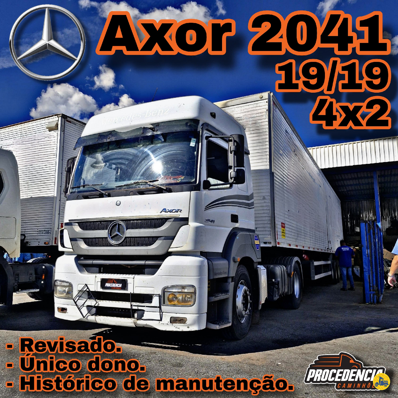 CAMINHAO MERCEDES-BENZ MB 2041 Cavalo Mecânico Cavalo 4x2 Procedência Caminhões CONTAGEM MINAS GERAIS MG